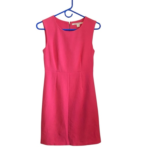 Diane Von Furstenberg Carpreena Mini Gardenia pink Stretch Knit Sheath Dress - Picture 2 of 7